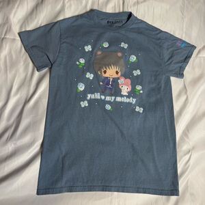 Women's BoxLunch Fruits Basket Yuki My Melody Blue Short Sleeve Tee S